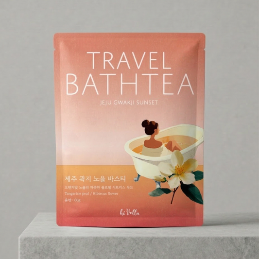 Jeju Gwakji Bath Tea Set (3 Individually Sealed Pouches)