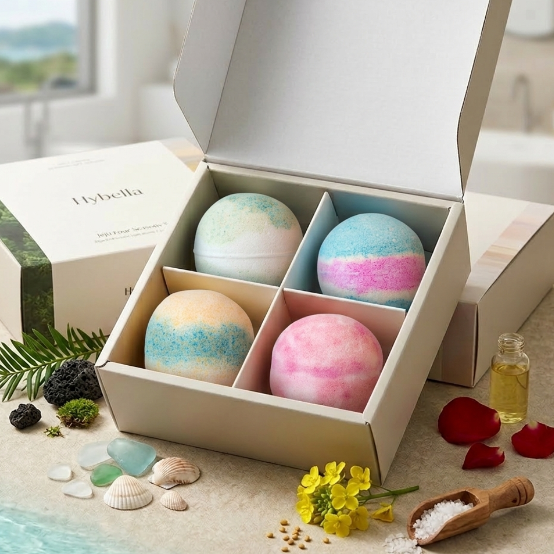 Jeju Four Seasons Bath Bomb Set (4 Pack)
