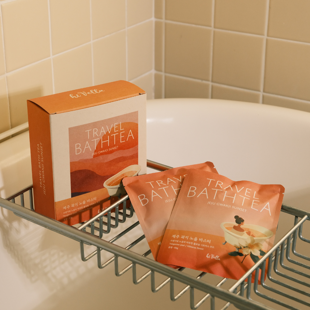 Jeju Gwakji Bath Tea Set (3 Individually Sealed Pouches)